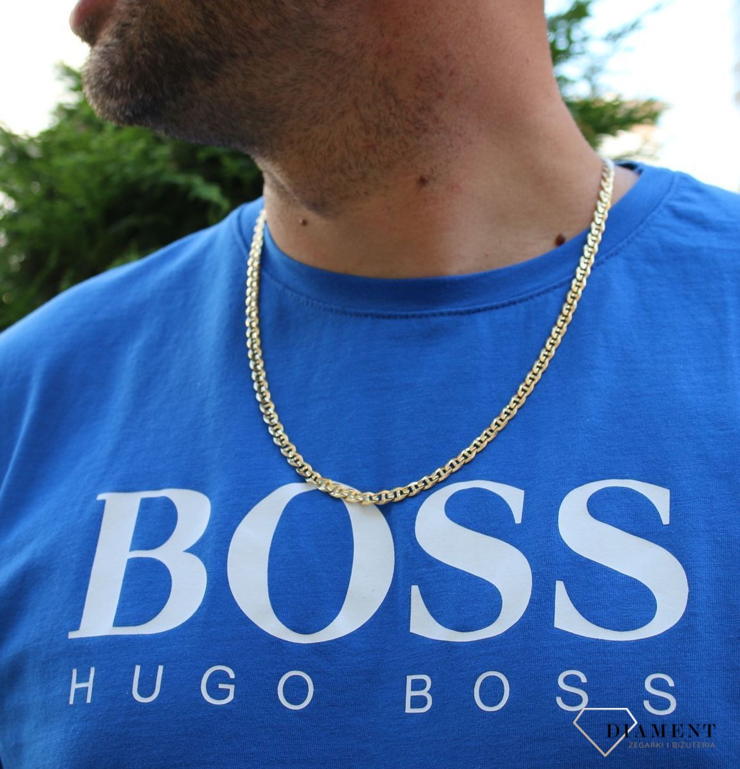 Złoty łańcuszek damski 333 Gucci Marina LA 381F.jpg